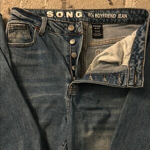 90s Boyfriend Jean - Blue